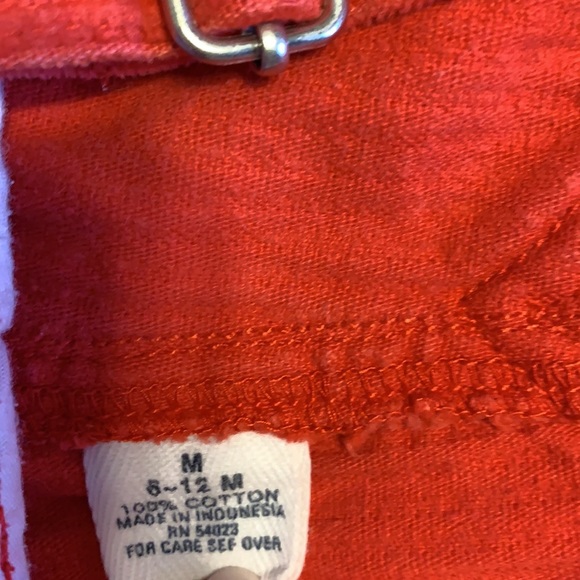 🎅Red corduroy overalls - cute for the Holidays🎄 - Picture 3 of 3